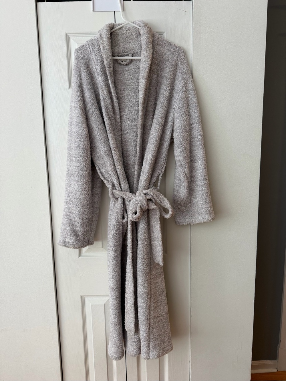 Barefoot Dreams Cozy Plush Bath Robe - Cream Heather